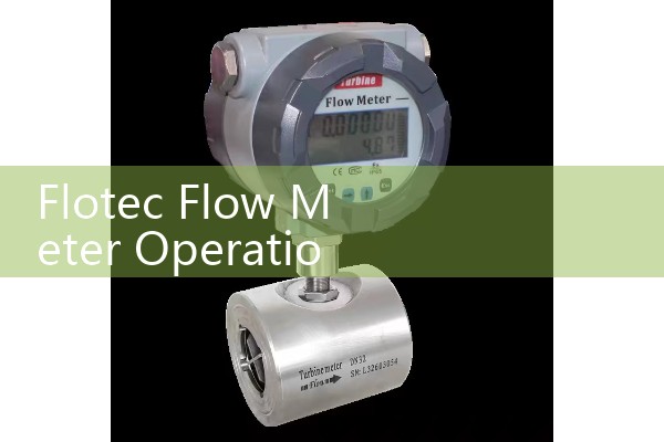 Flotec Flow Meter Operation: Submersible and Sump Pump Output Volumetric Tracking