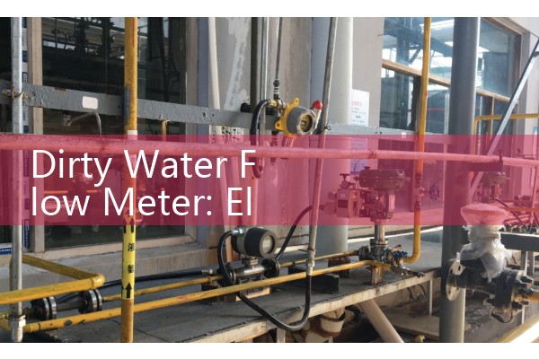 Dirty Water Flow Meter: Electromagnetic Sewage and Effluent Main Processing Spools