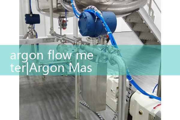 argon flow meter|venturi meter
